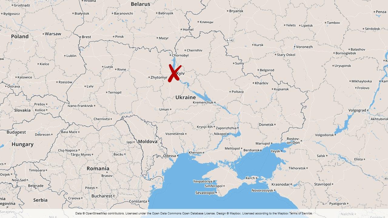En treårig pojke sköts ihjäl i Kiev, Ukraina. Enligt polisen var den eller de som sköt honom ute efter hans pappa.