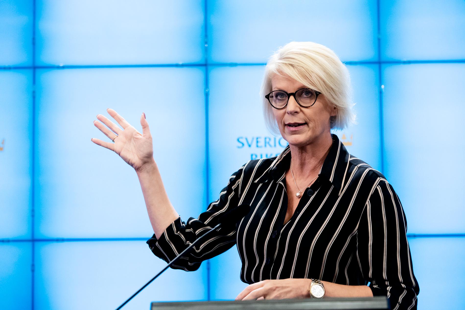 Elisabeth Svantesson är kritisk till förslaget: ”Man ska få de pengar man har rätt till”