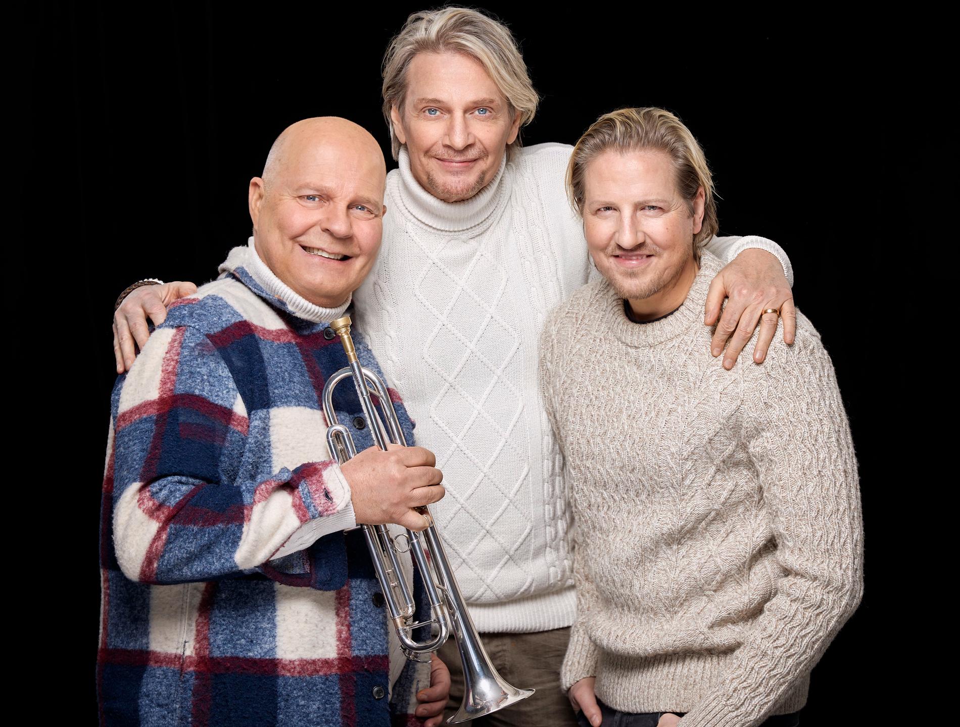 Magnus Johansson, Tommy Nilsson och Marcos Ubeda. Pressbild.