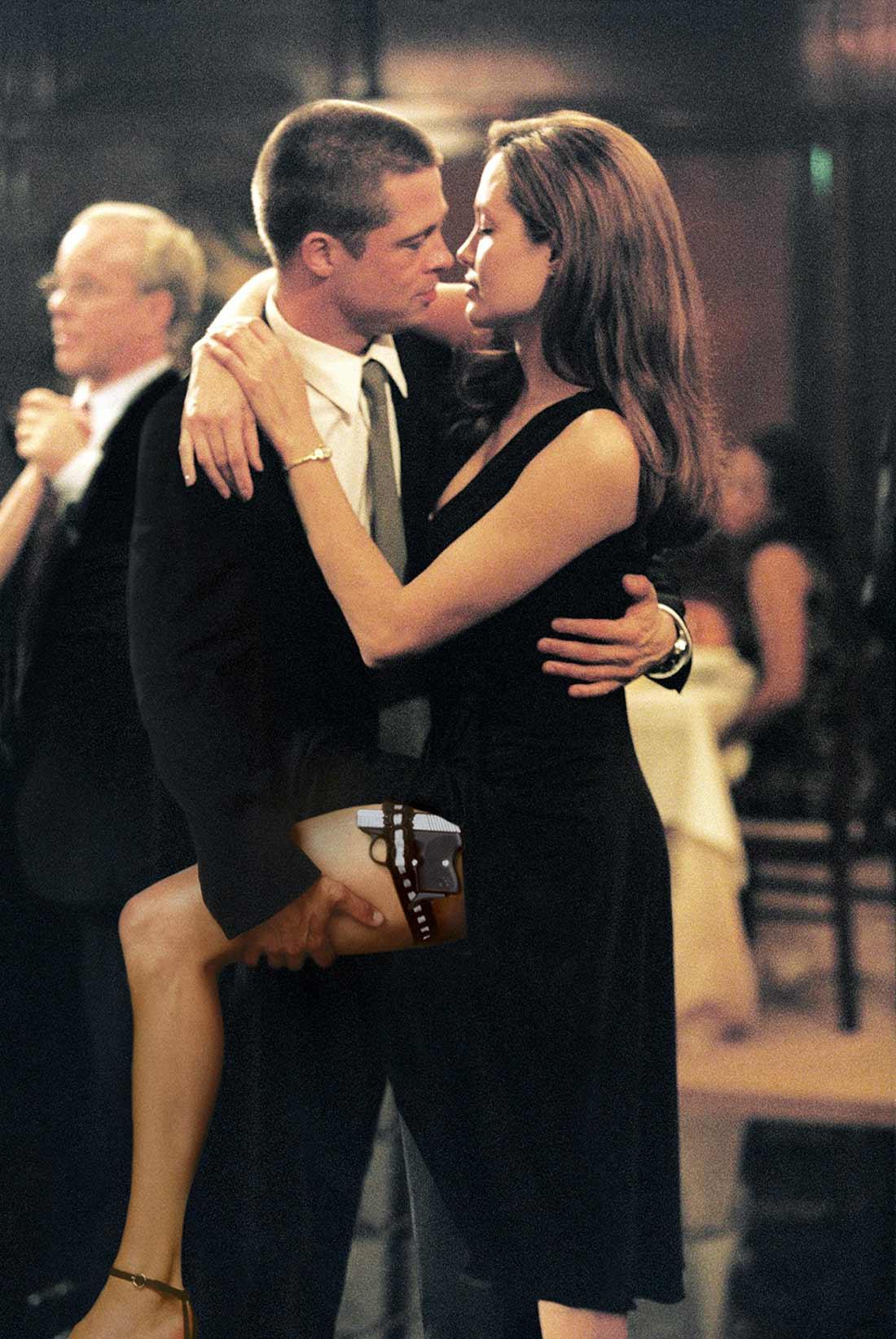 Brad Pitt och angelina Jolie trffades under inspelningen av ”Mr & Mrs Smith”.