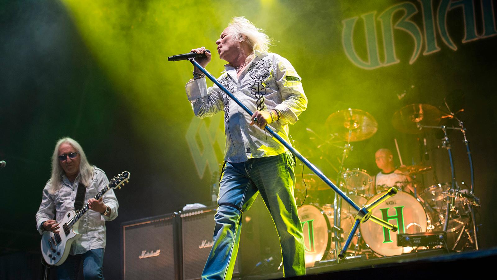 Uriah Heep uppträder på Sweden rock festival 2014.