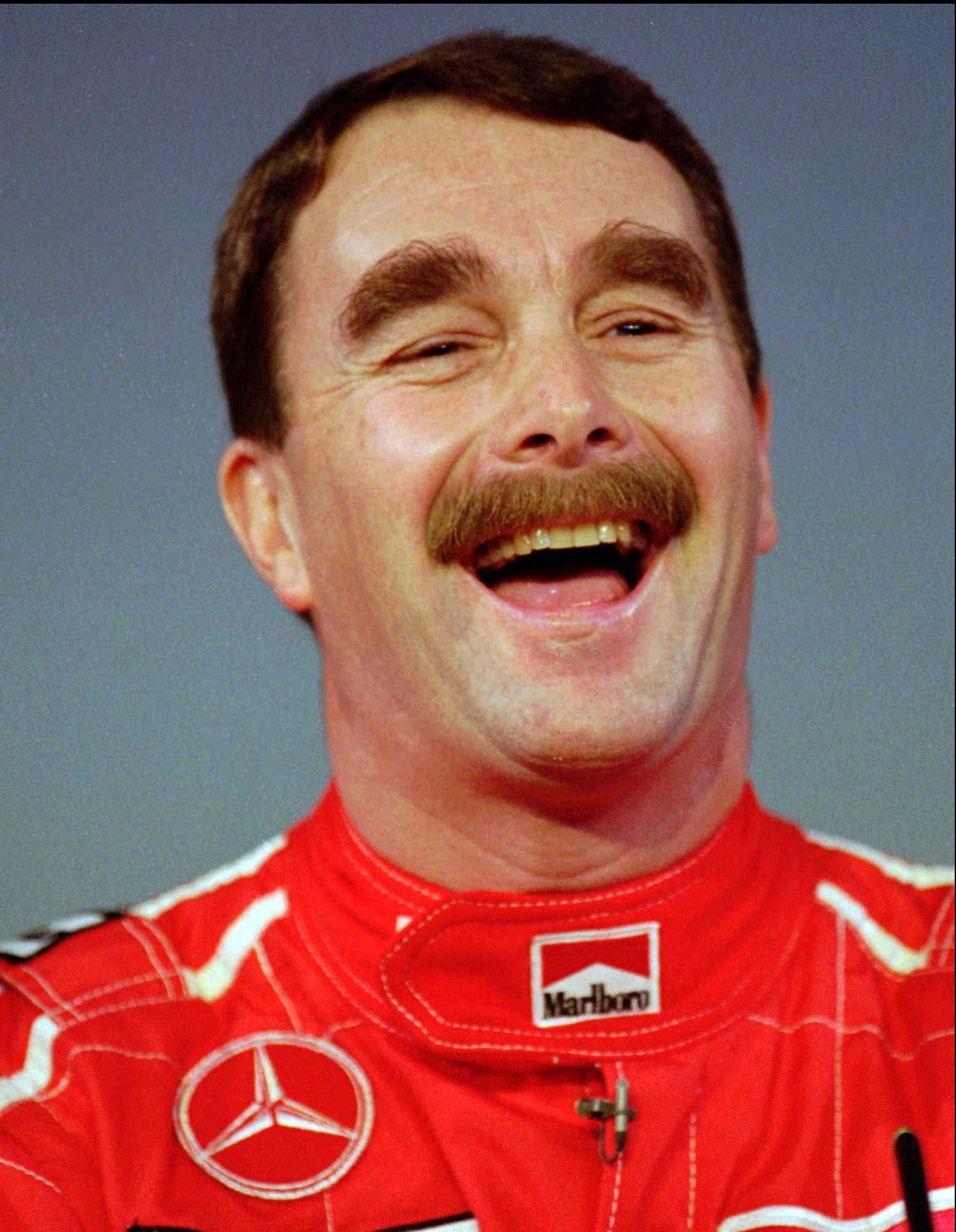 Nigel Mansell avslutade F1-karriären 1995 och körde Spaniens GP som sitt sista lopp.