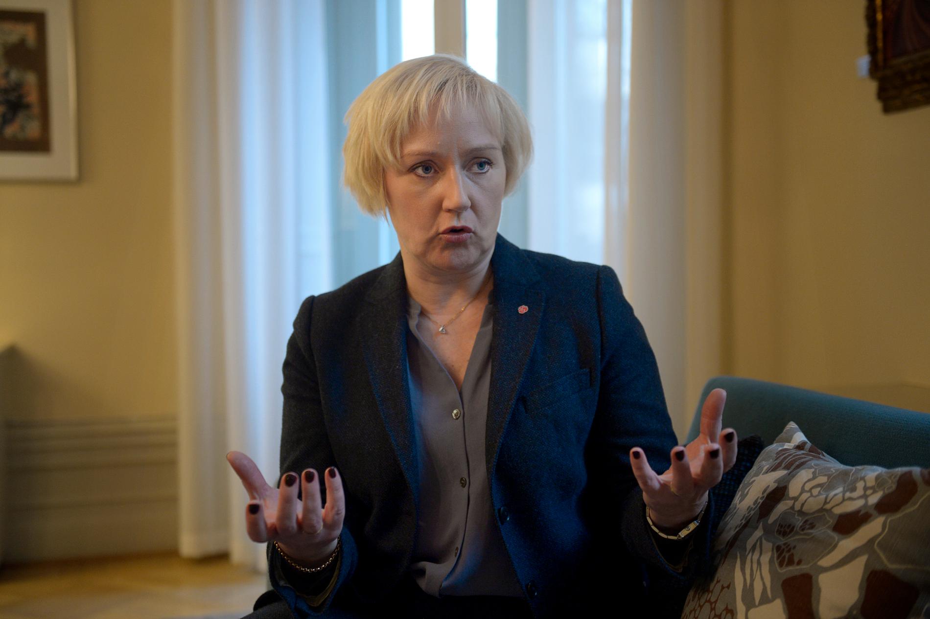 Helene Hellmark Knutsson, minister för högre utbildning (S).