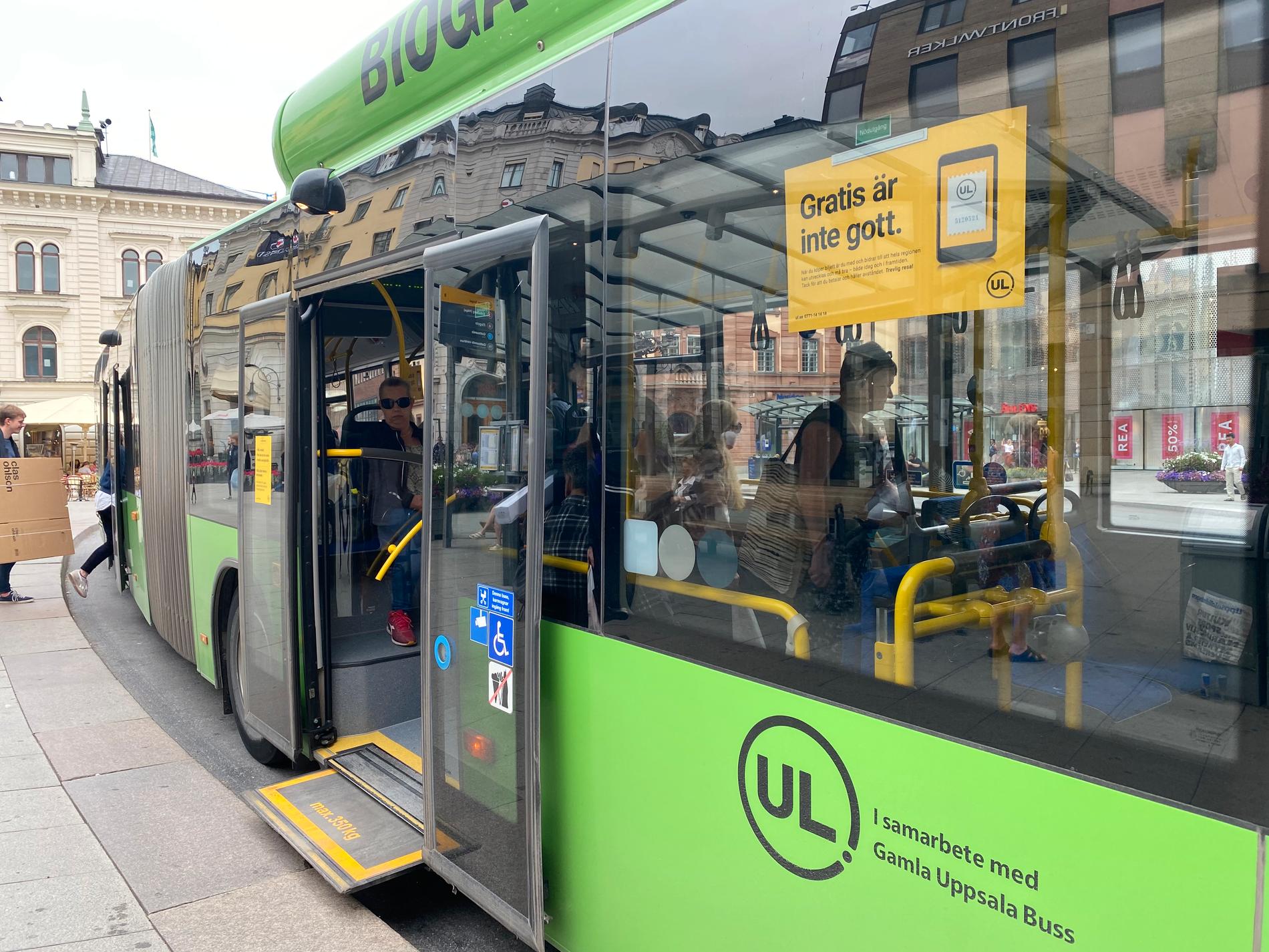 Den 1 maj blev det dyrare att åka fast utan biljett på UL-bussarna.