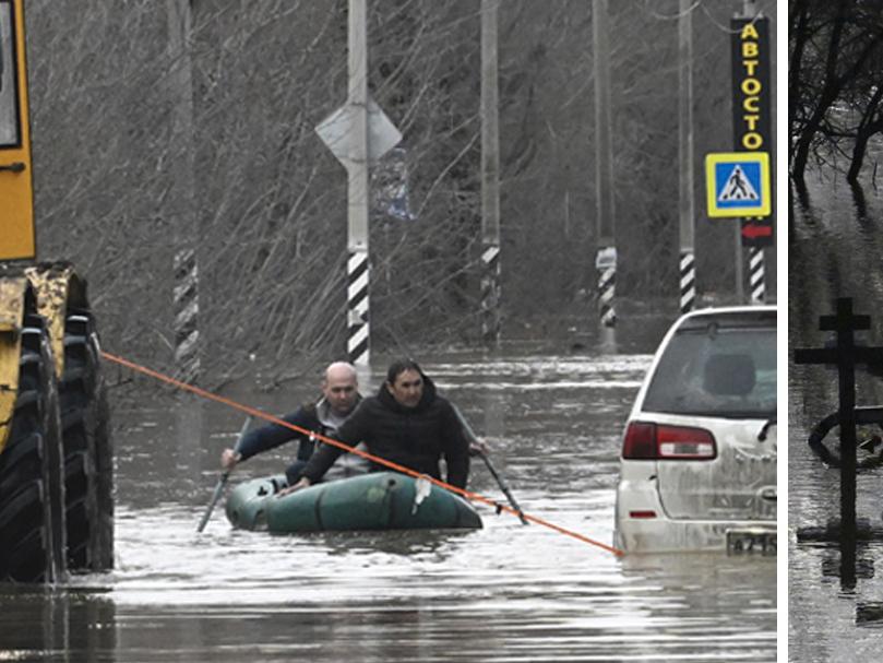 Översvämningen i ryska Orsk sprider sig – läget "kritiskt"