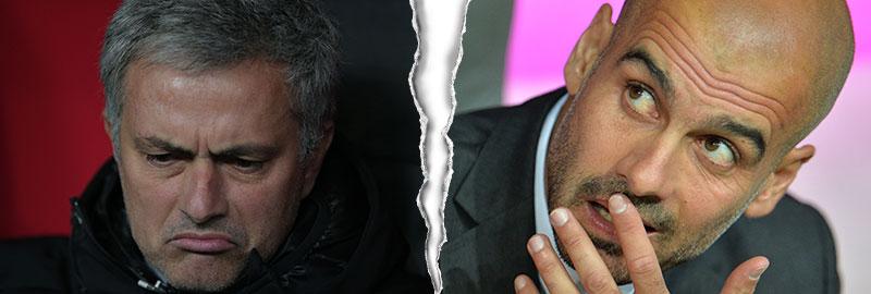Mourinho och Guardiola har hamnat i gräl igen.