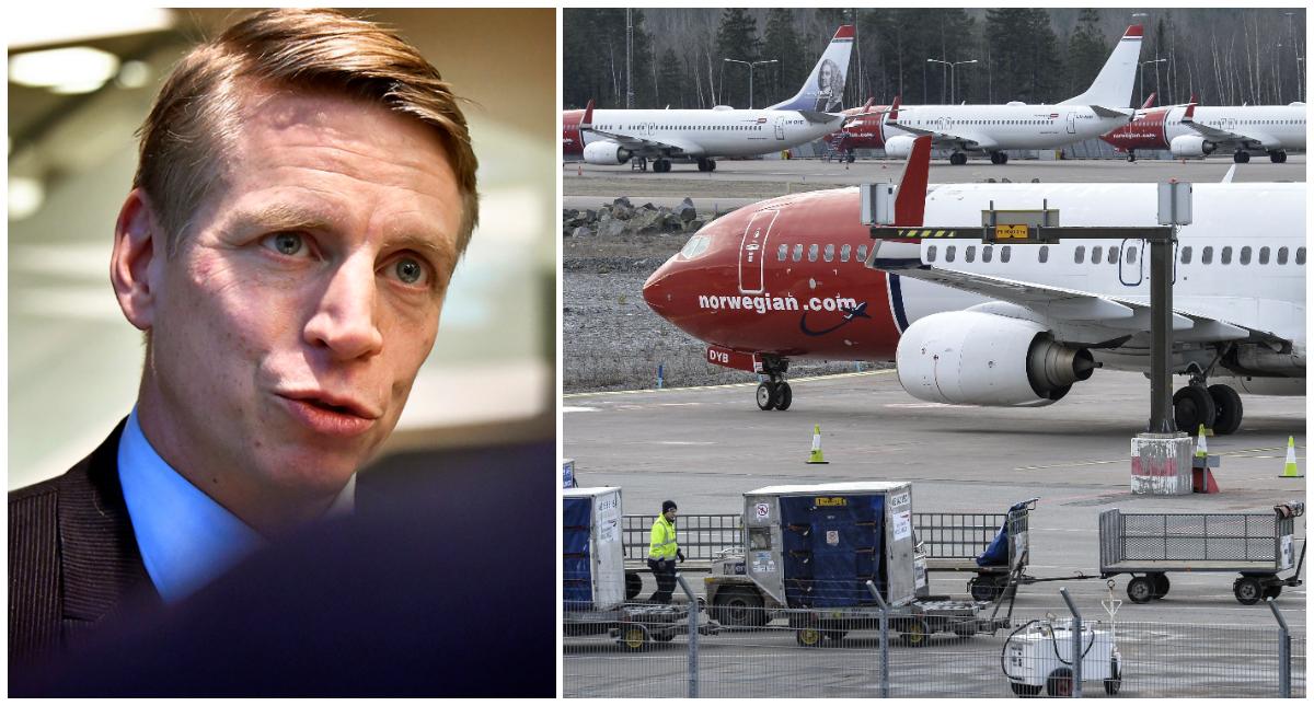 Norwegian ställer in två flyglinjer till USA och skyller på flygskatten.