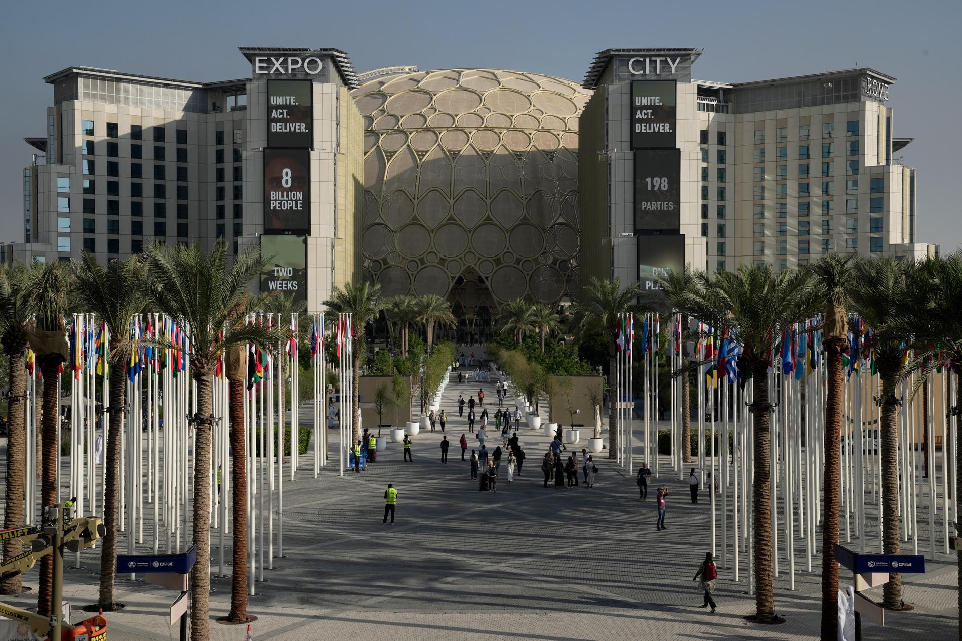 Klimattoppmötet COP28 i dag inleds i Dubai