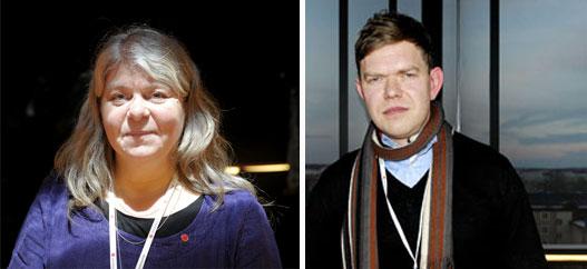 Kamp om prestigeposten Både Mia Sydow Mölleby och Aron Etzler vill bli Vänsterpartiets nya partisekreterare.