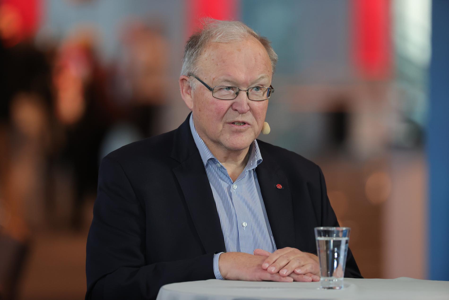 Göran Persson fångad på bild år 2021. Arkivbild.