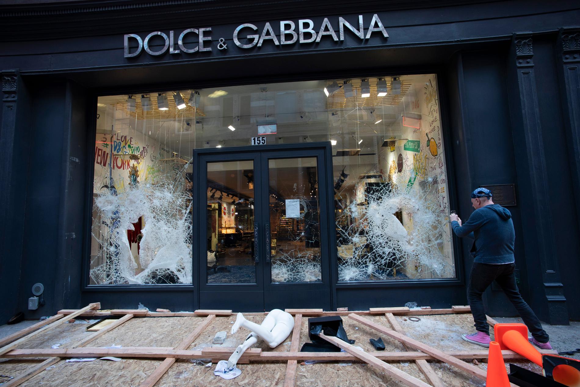 Dolce & Gabbanas butik i SoHo, New York.