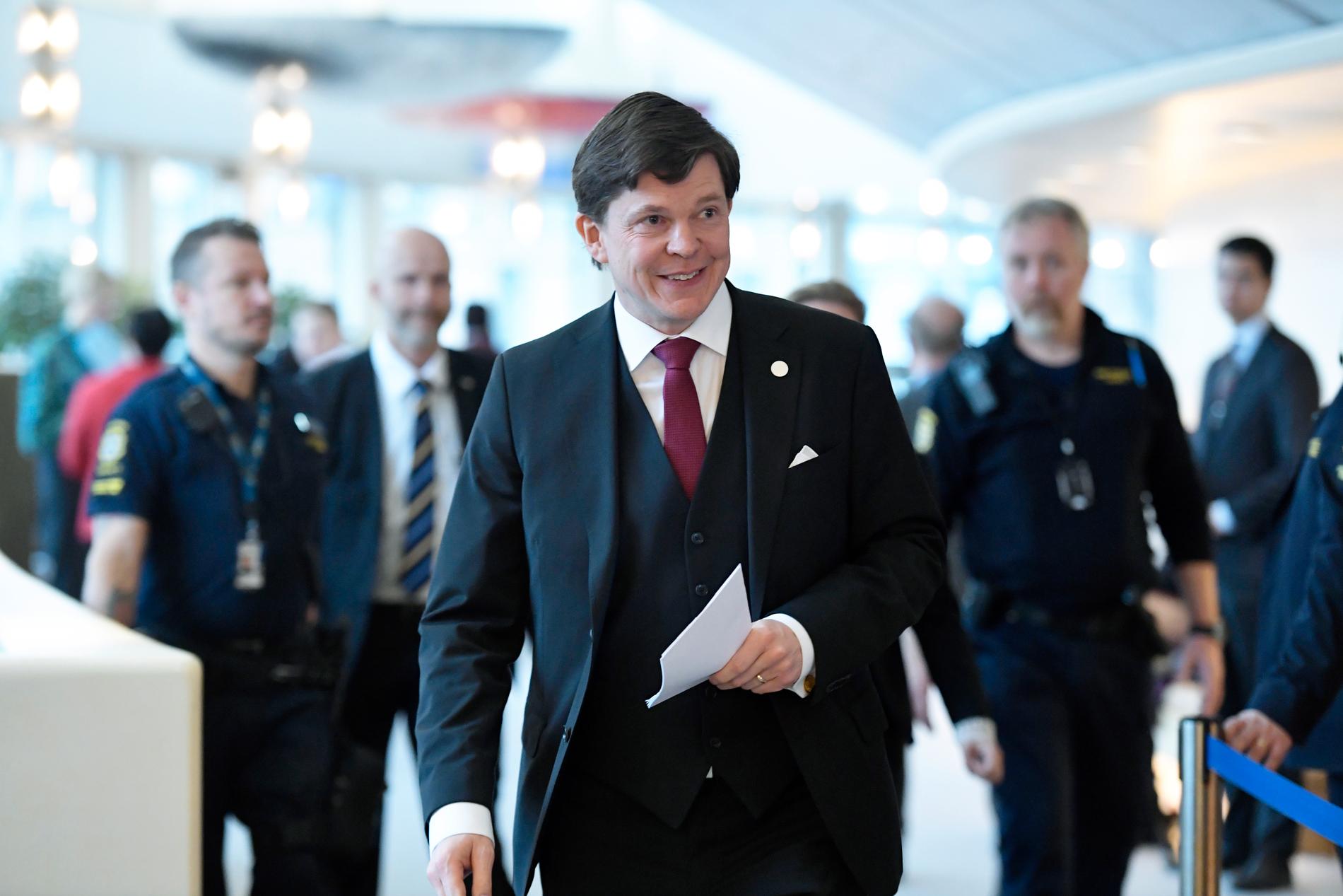 Riksdagens talman Andreas Norlén (M) fortsätter jakten på en statsminister och en ny regering.