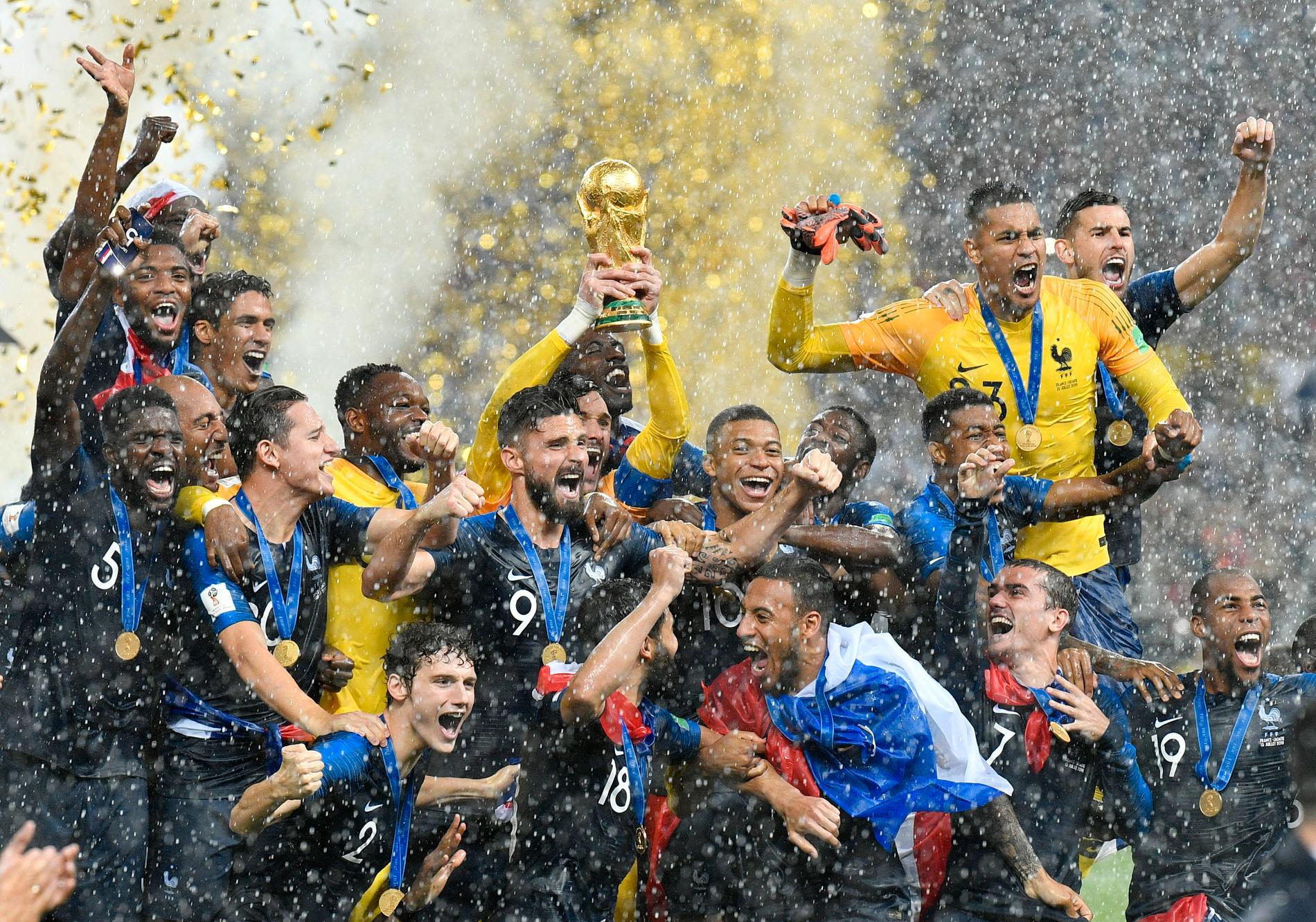 Frankrike vann VM 2018.