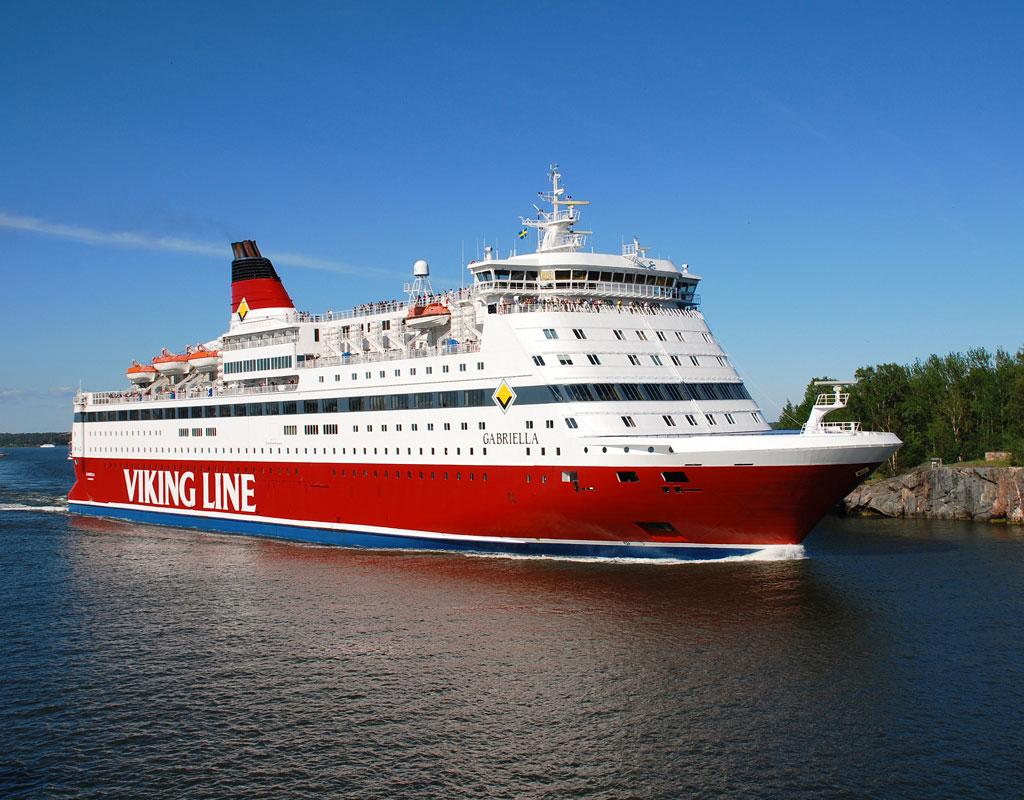 Viking Lines Gabriella är ett av fartygen som omedelbart kan tas ur trafik.