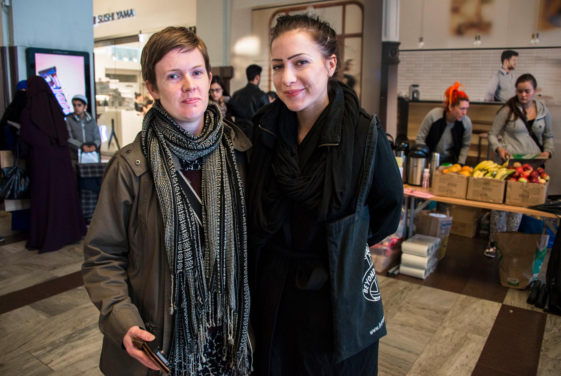 Flyktingmottagande på Stockholms Central arrangeras av Bianca Maria L'éclairage och Jenny Lind.