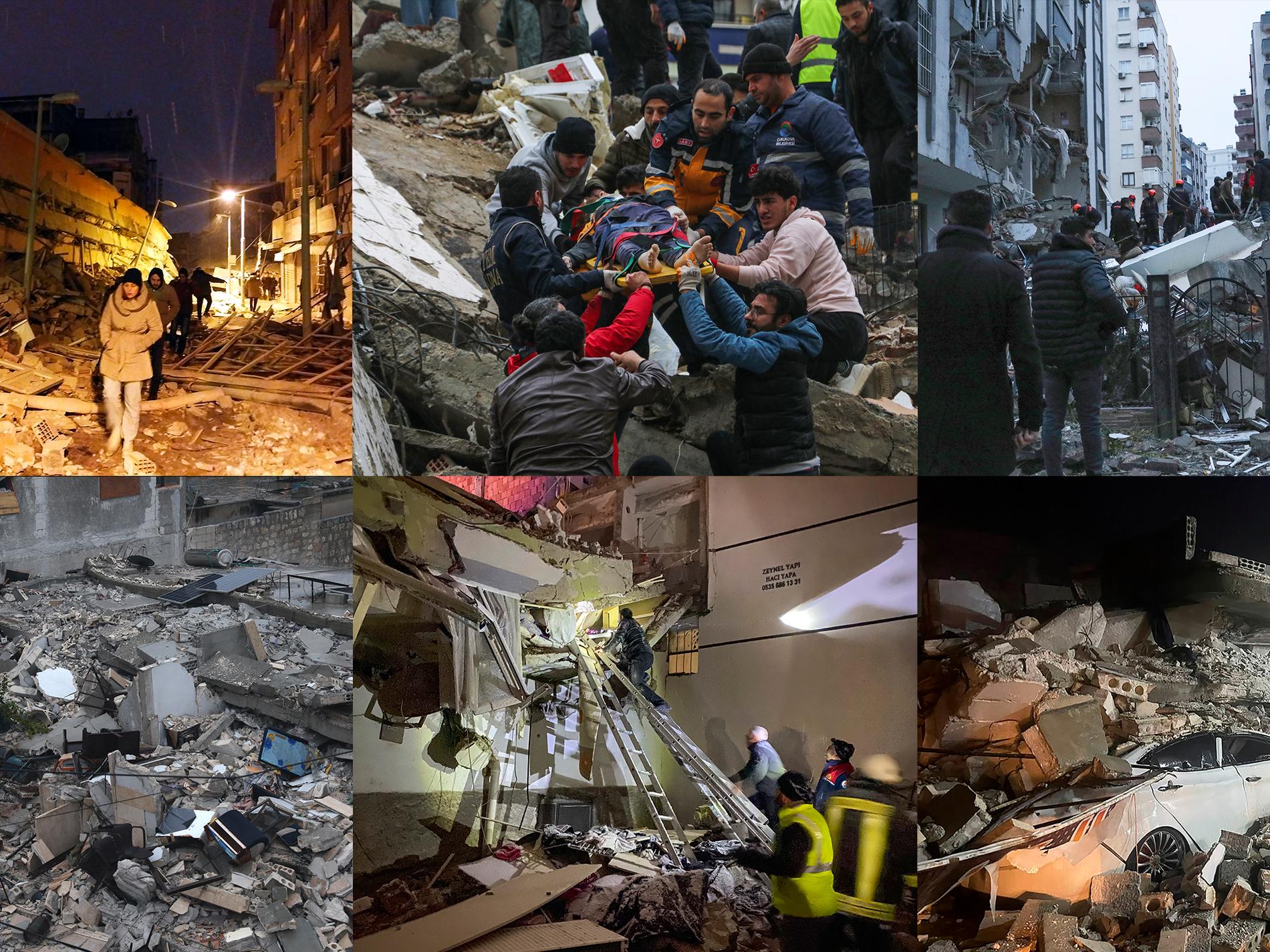 Jordbävningen i Turkiet och Syrien – katastrofen i bilder