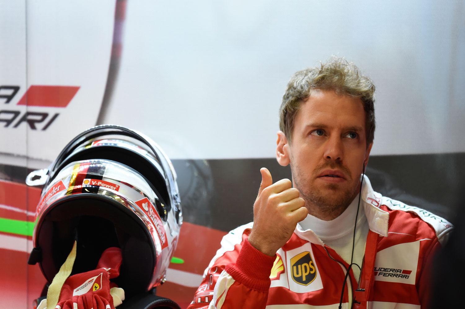 Sebastian Vettel är inte nöjd.