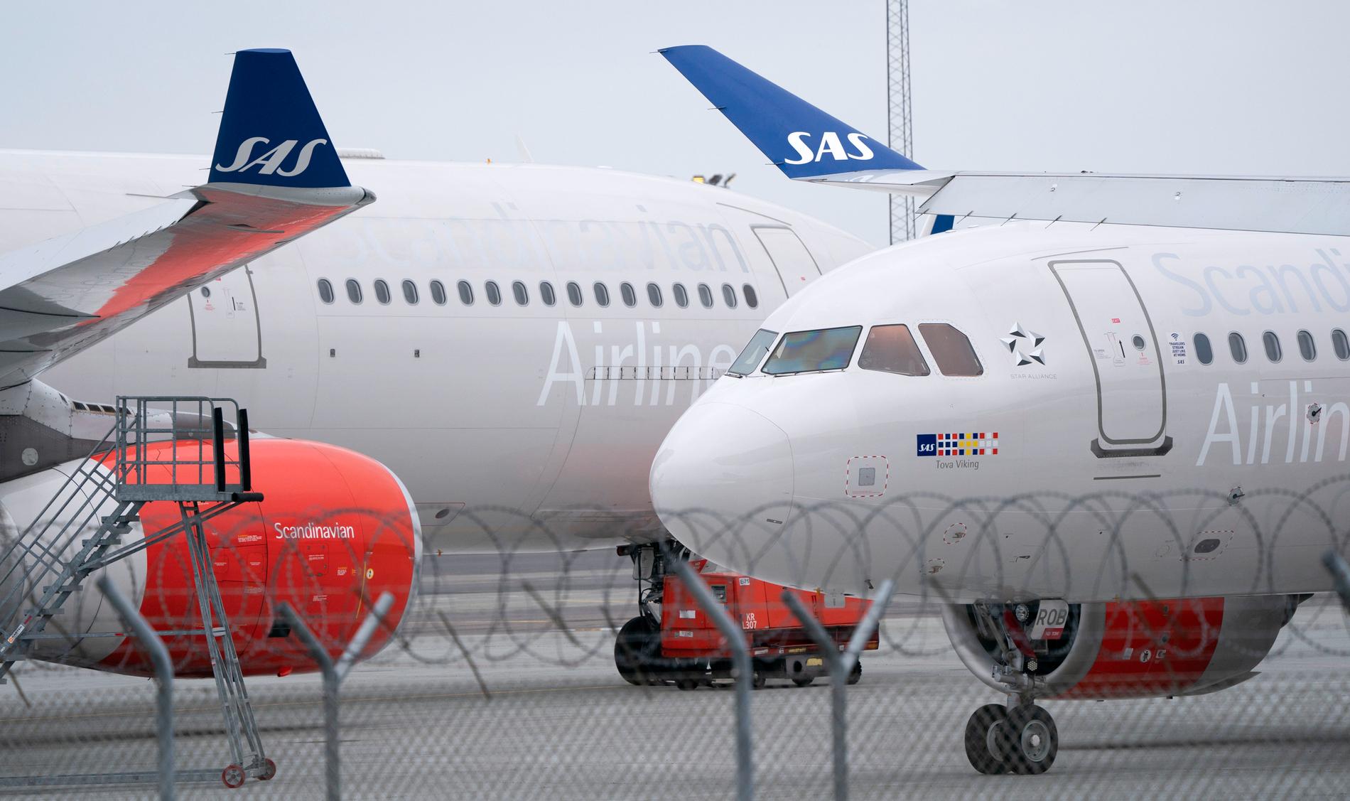SAS ställer in avgångar från Kastrup med anledning av en strejk bland bolagets bagagehanterare. Arkivbild.