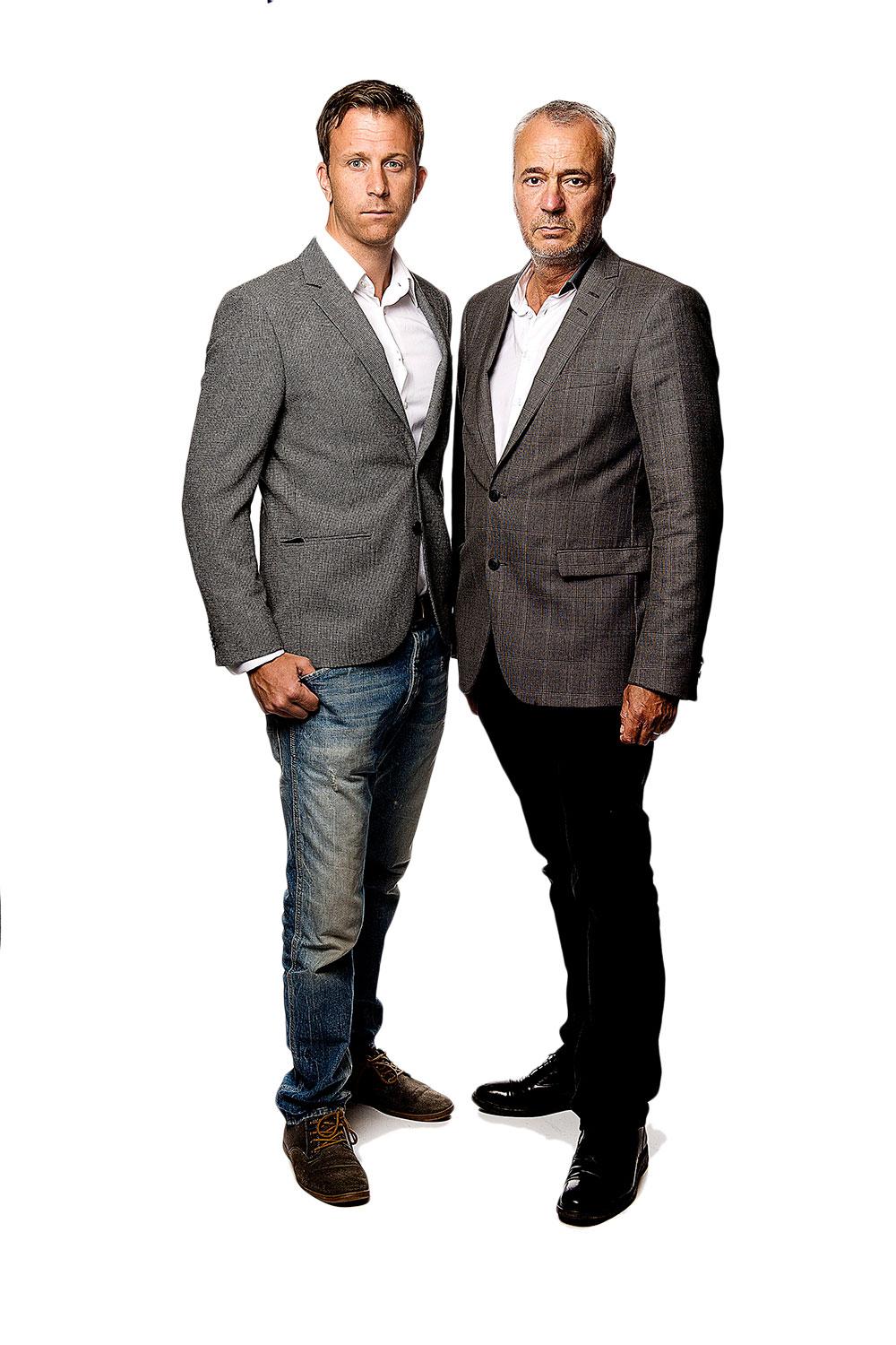 Aftonbladets Erik Wiman och Richard Aschberg.