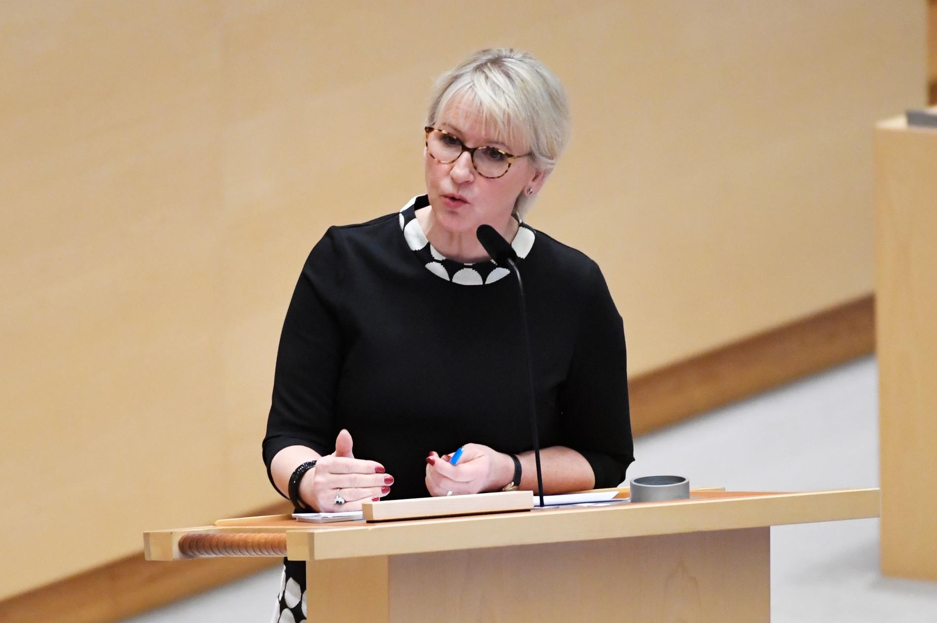 Sveriges utrikesminister, Margot Wallström (S).