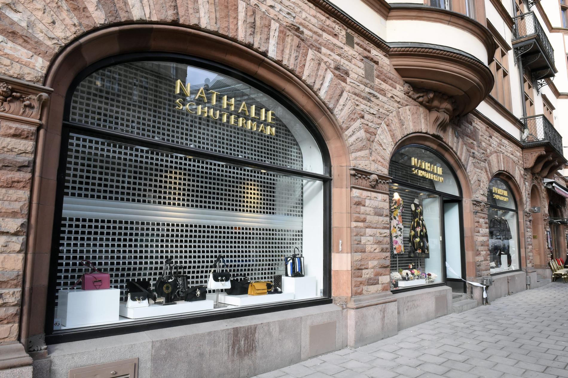 Lyxbutiken Nathalie Schuterman på Birger Jarlsgatan i Stockholm.