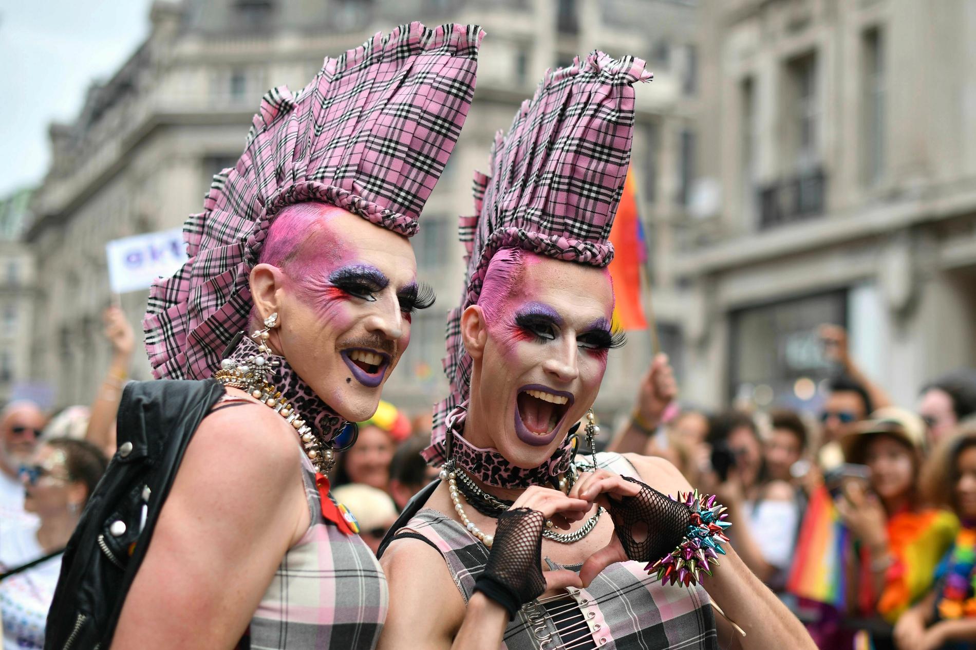 Prideparaden i London lockade ut stadens invånare på gatorna under lördagen.