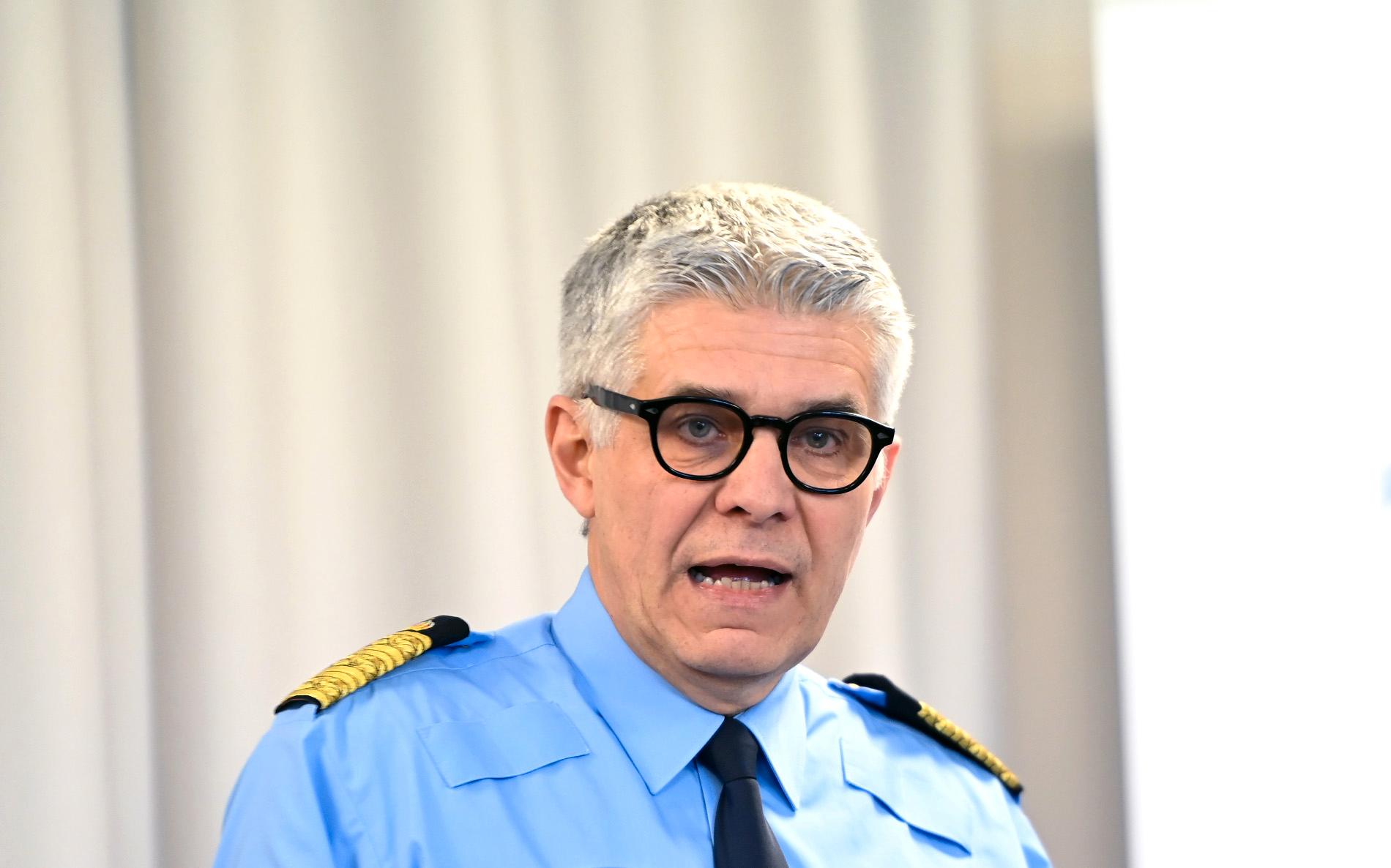 Rikspolischef Anders Thornberg. 