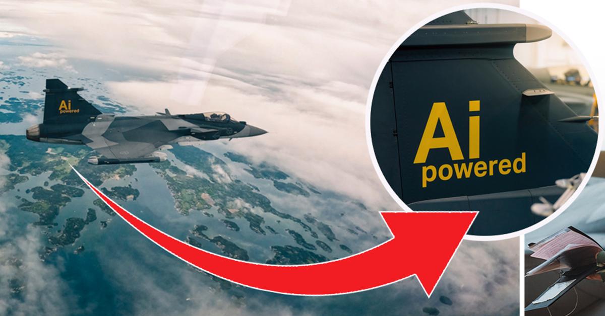 Bild: AI-stridsflygplan