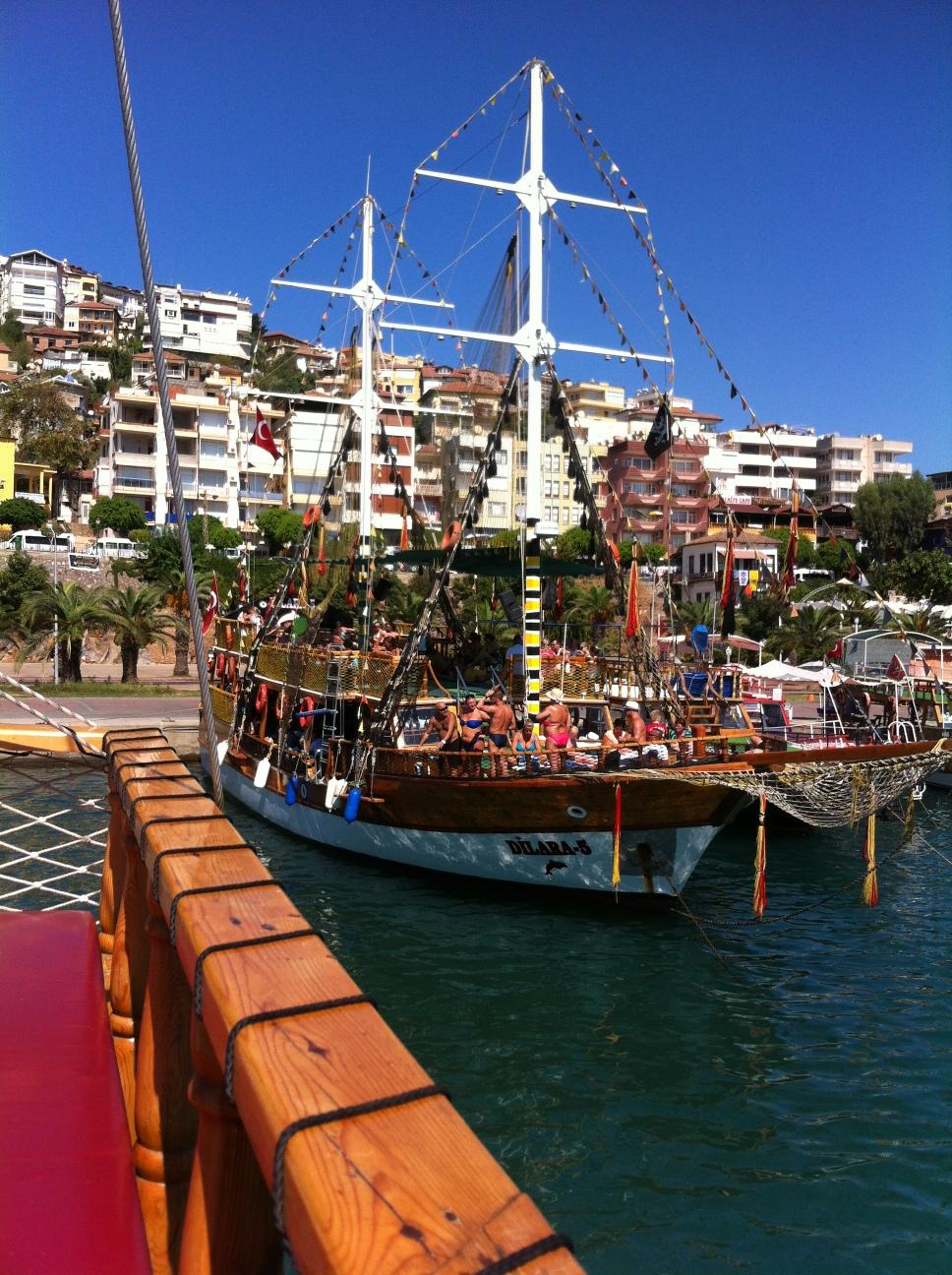 En oerhört fin båtutflykt på min födelsedag den 28/7 - 2013 i underbara Turkiet - Alanya