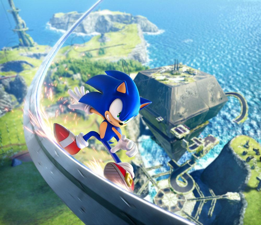 "En av de största motivationerna för 'Sonic frontiers' var att skapa en modern spelupplevelse som alla kan njuta av", säger Takashi Iizuka. Pressbild.