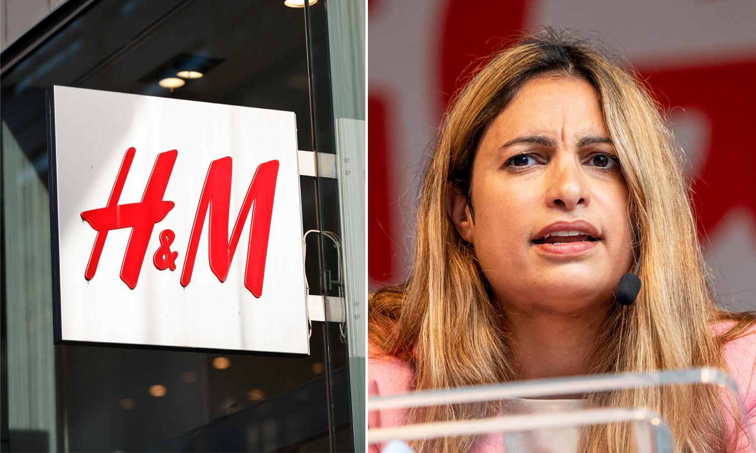 Dadgostars ilska mot H&M