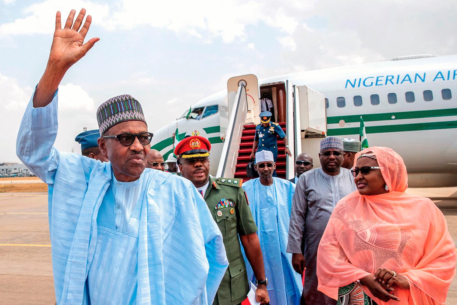 Muhammadu Buhari har blivit omvald till president i Nigeria. Arkivbild.