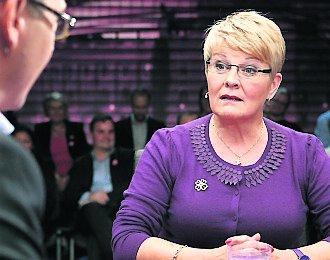 Maud Olofsson stängde dörren för en blocköverskridande regering i SVT:s utfrågning i går kväll.