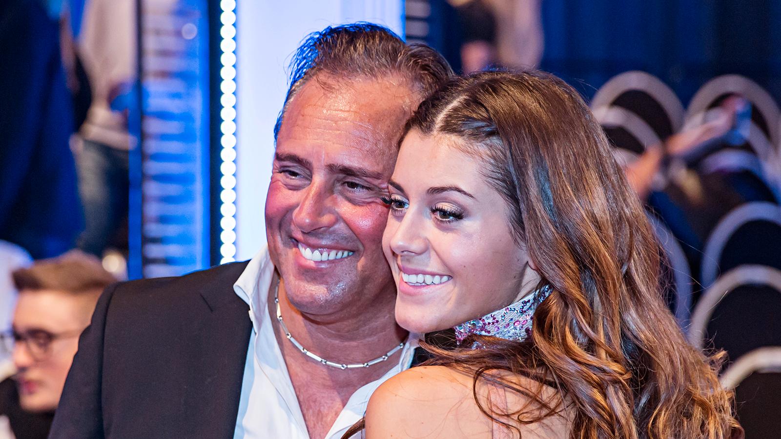 Bianca Ingrosso med sin pappa Emilio.