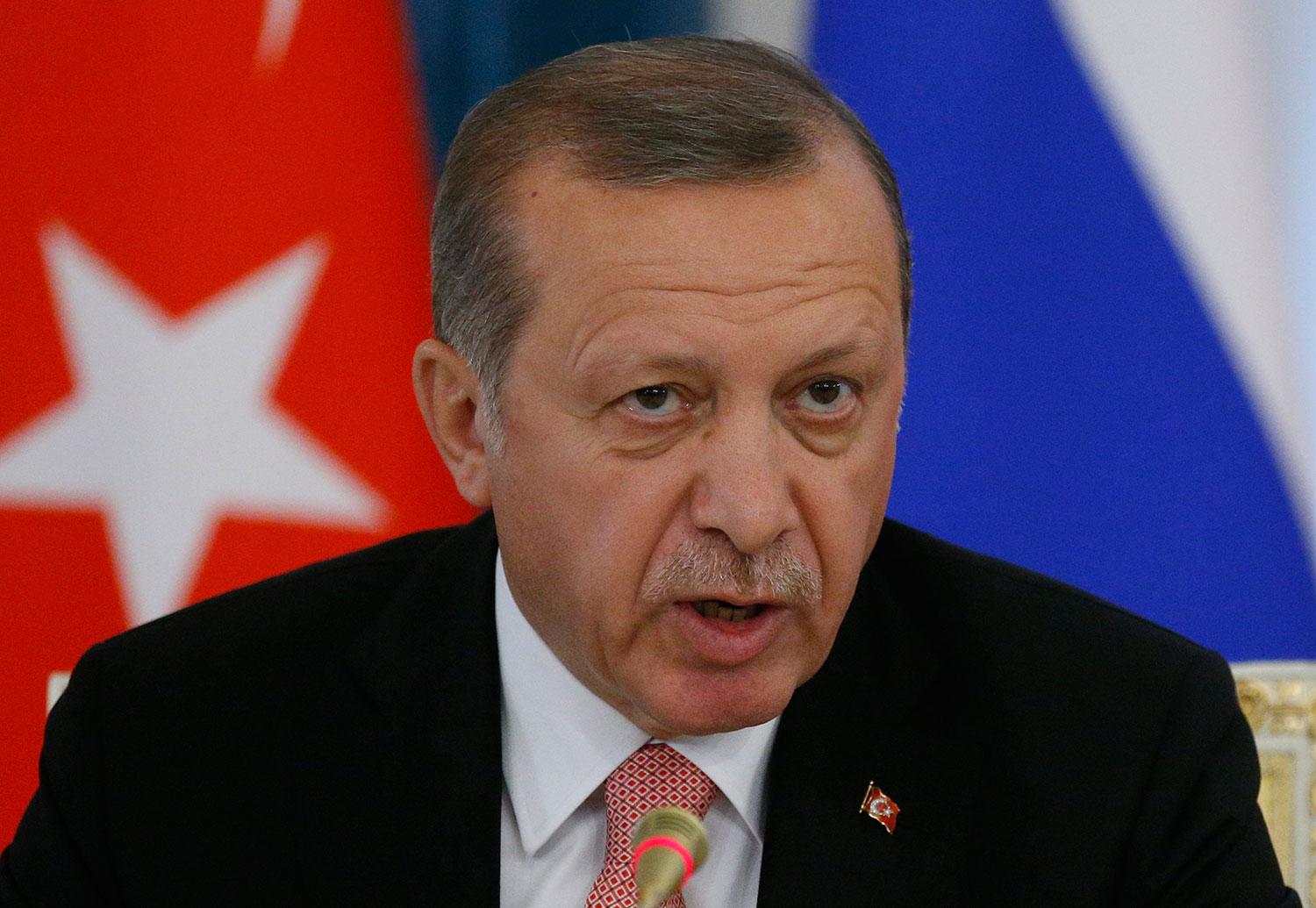 Turkiets president Recep Tayyik Erdogan.