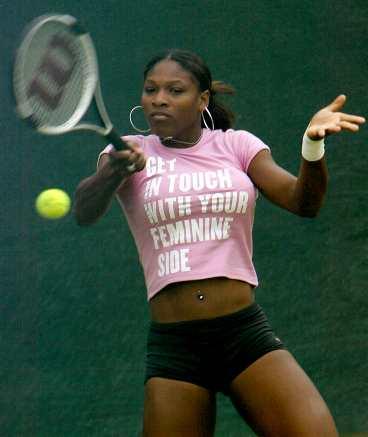 Serena Williams har haft mycket svårt att smälta förlusten i Paris mot belgiskan Henin.