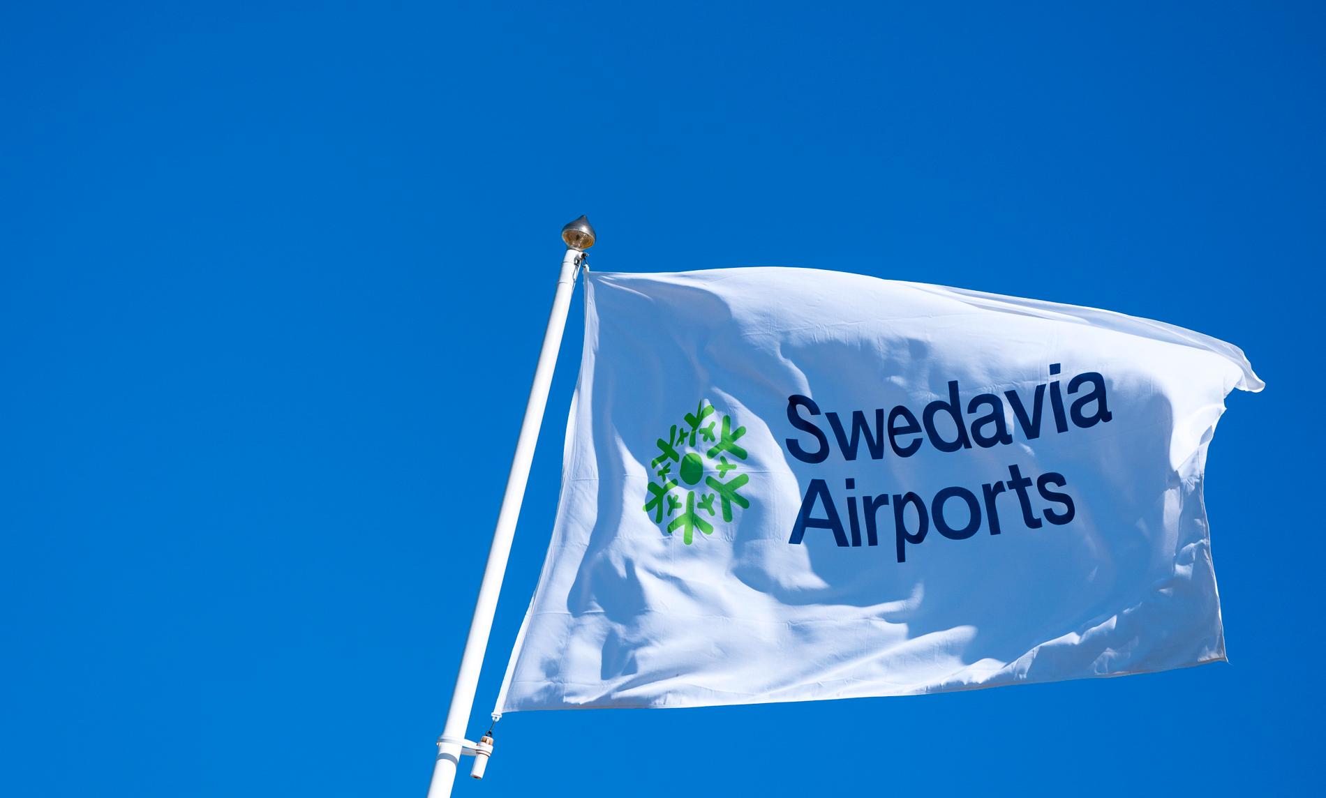17 procent fler resenärer reste via Swedavias flygplatser under 2023 jämfört med året innan. Arkivbild.