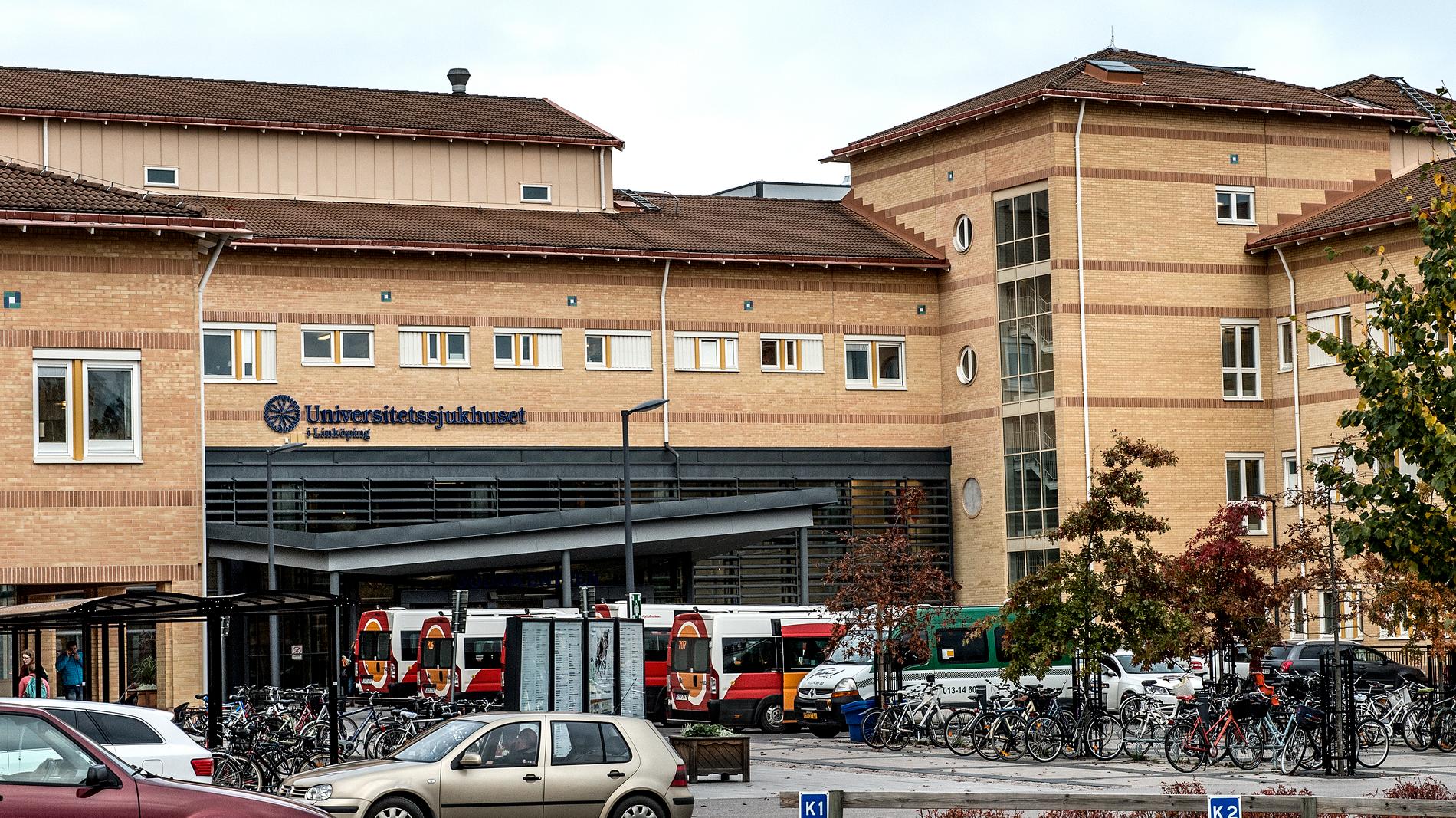 Universitetssjukhuset i Linköping har drabbats av ett läckage sedan en avloppsstam har gått sönder. Arkivbild.