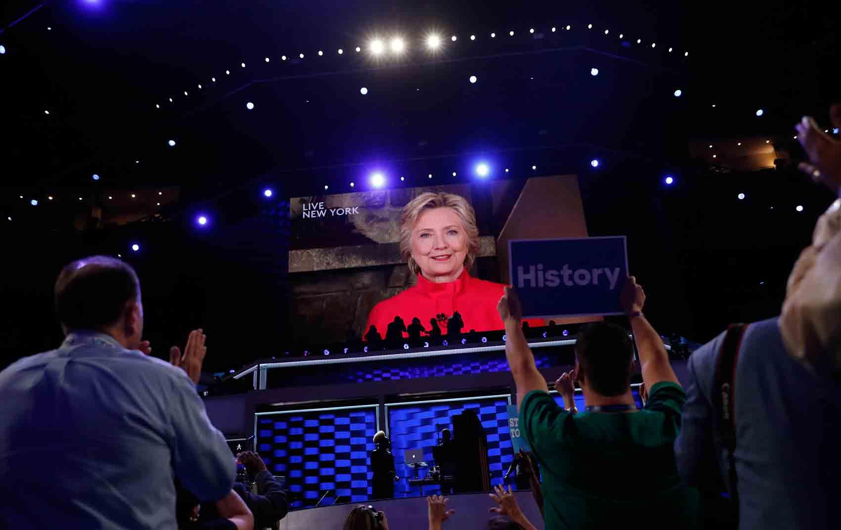 Hillary Clinton har nominerats till Demokraternas presidentkandidat.