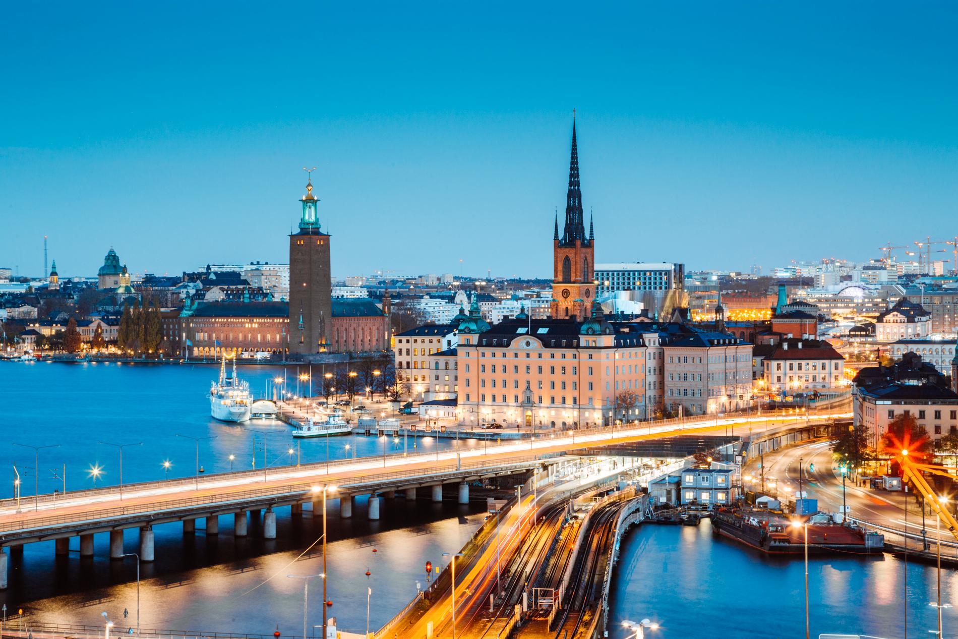 Stockholm är ett populärt resmål bland svenska turister. 