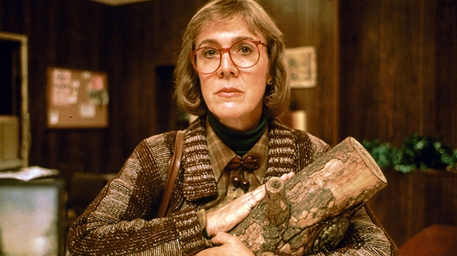 Catherine Coulson som "The Log Lady" i Twin Peaks.