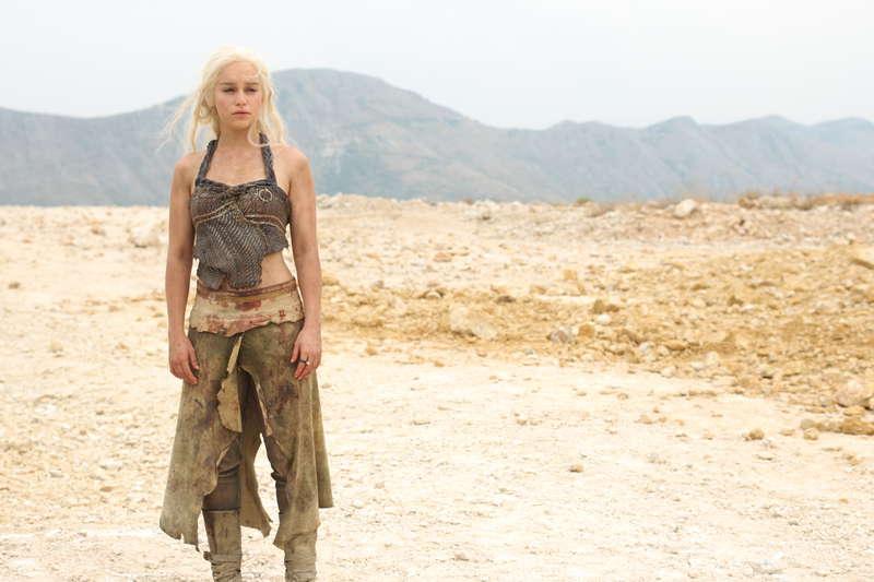 ...Daenerys Targaryen (Emilia Clarke), ”Game of thrones”.