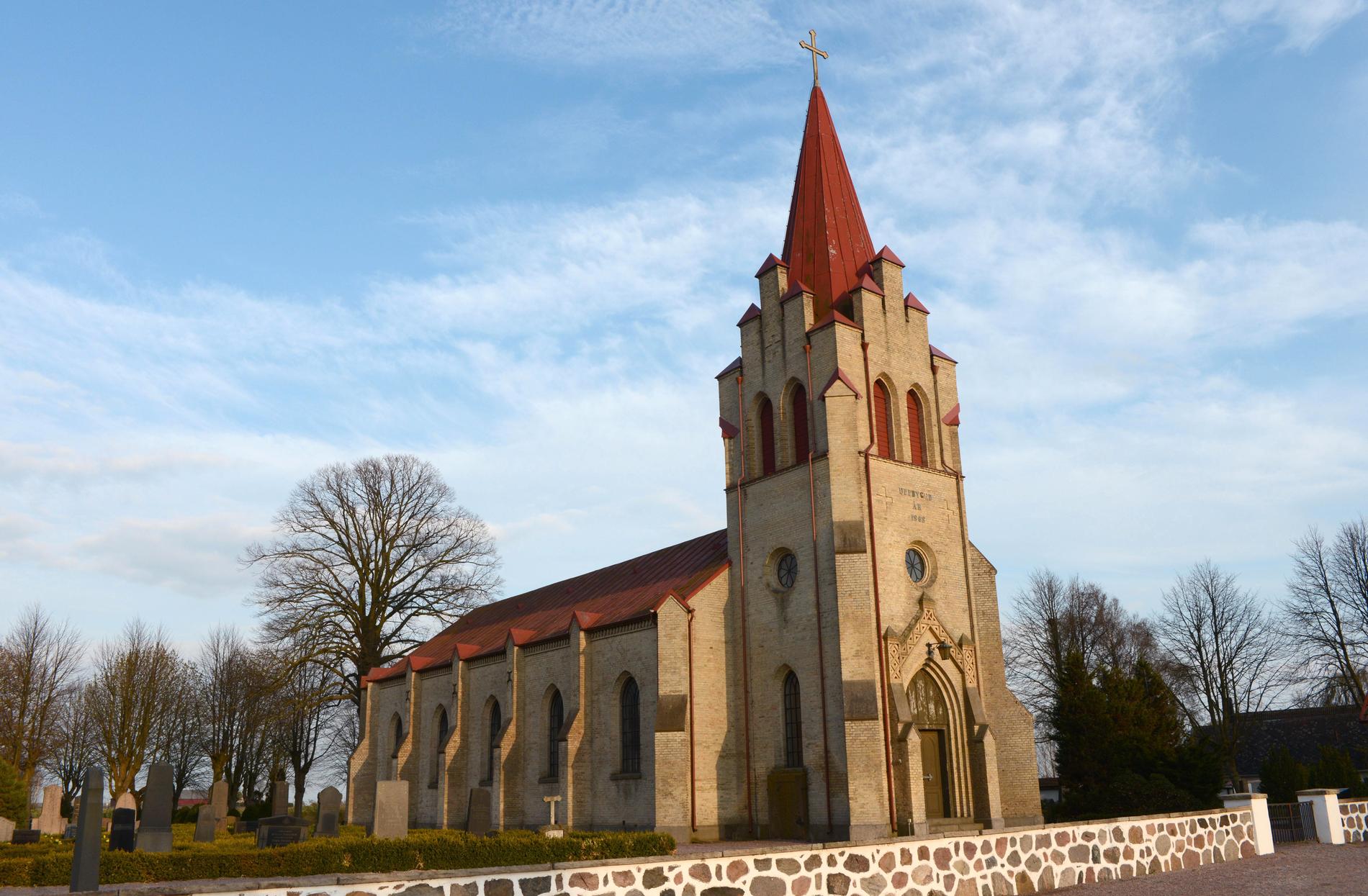 Örja kyrka i Landskrona såldes till en privatperson för en krona. Köparens avsikt var att göra om den till bostad. Arkivbild.