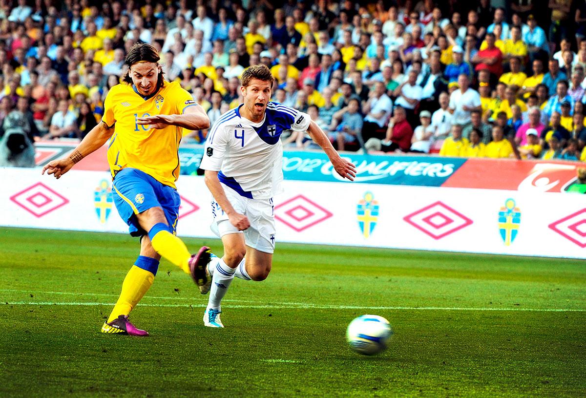 7 juni 2011 EM-kval mot Finland, och det var aldrig någon riktig match. Zlatan gjorde hattrick efter ett i 31:a minuten…
