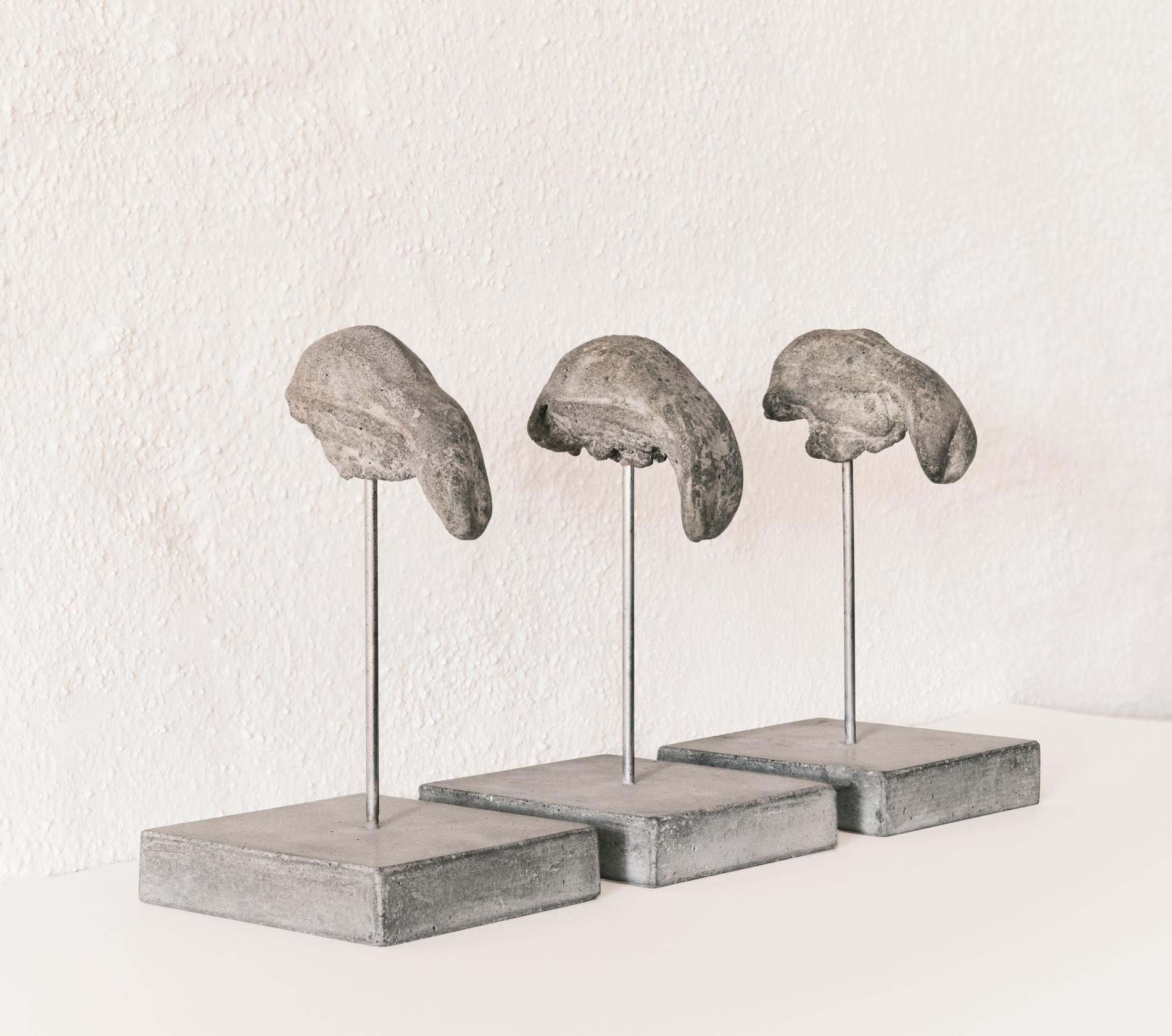 Meira Ahmemulic: "Tre generationer" (2022), skulptur.