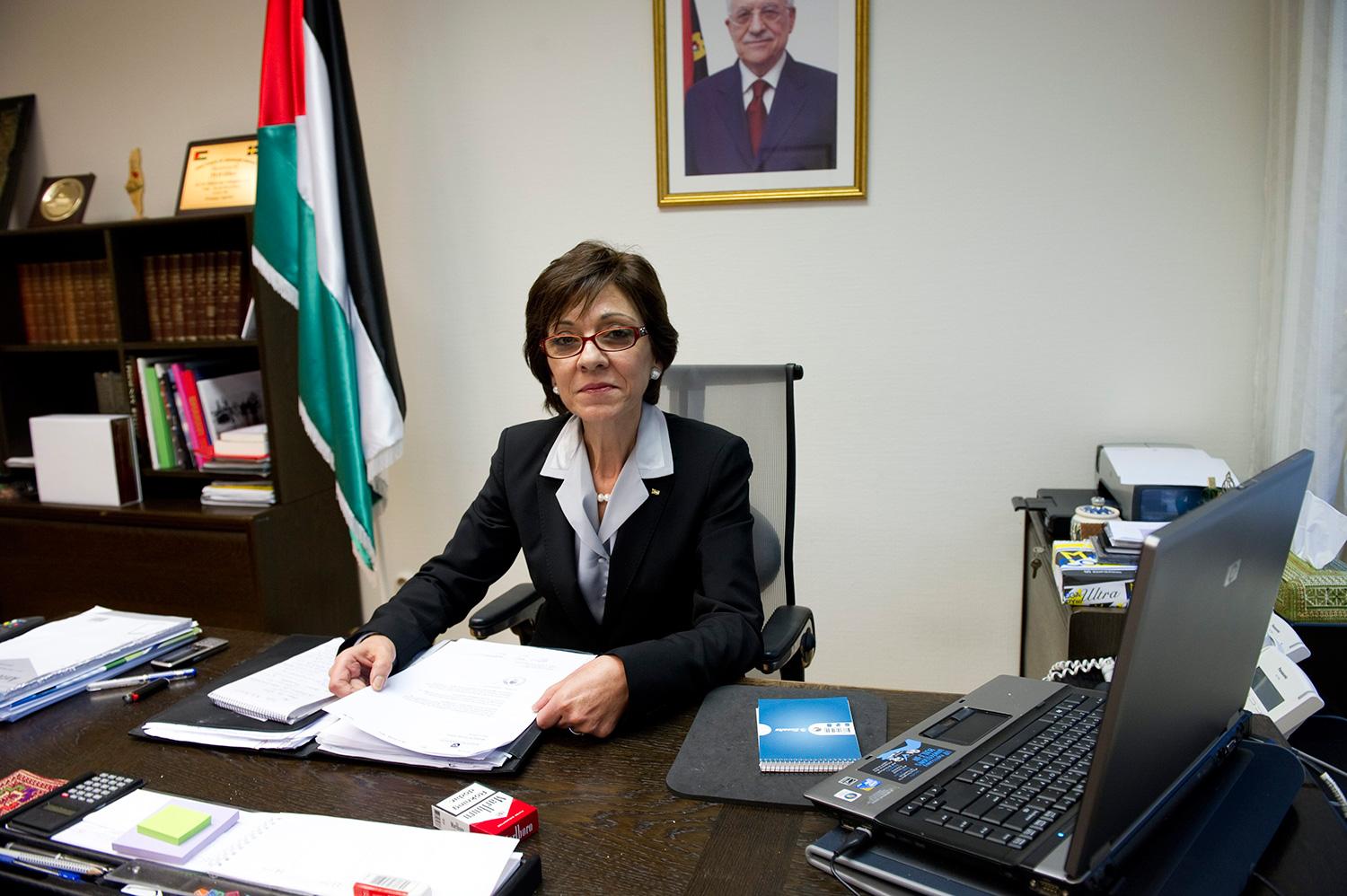 Palestinas ambassadör Hala Husni Fariz Odeh.