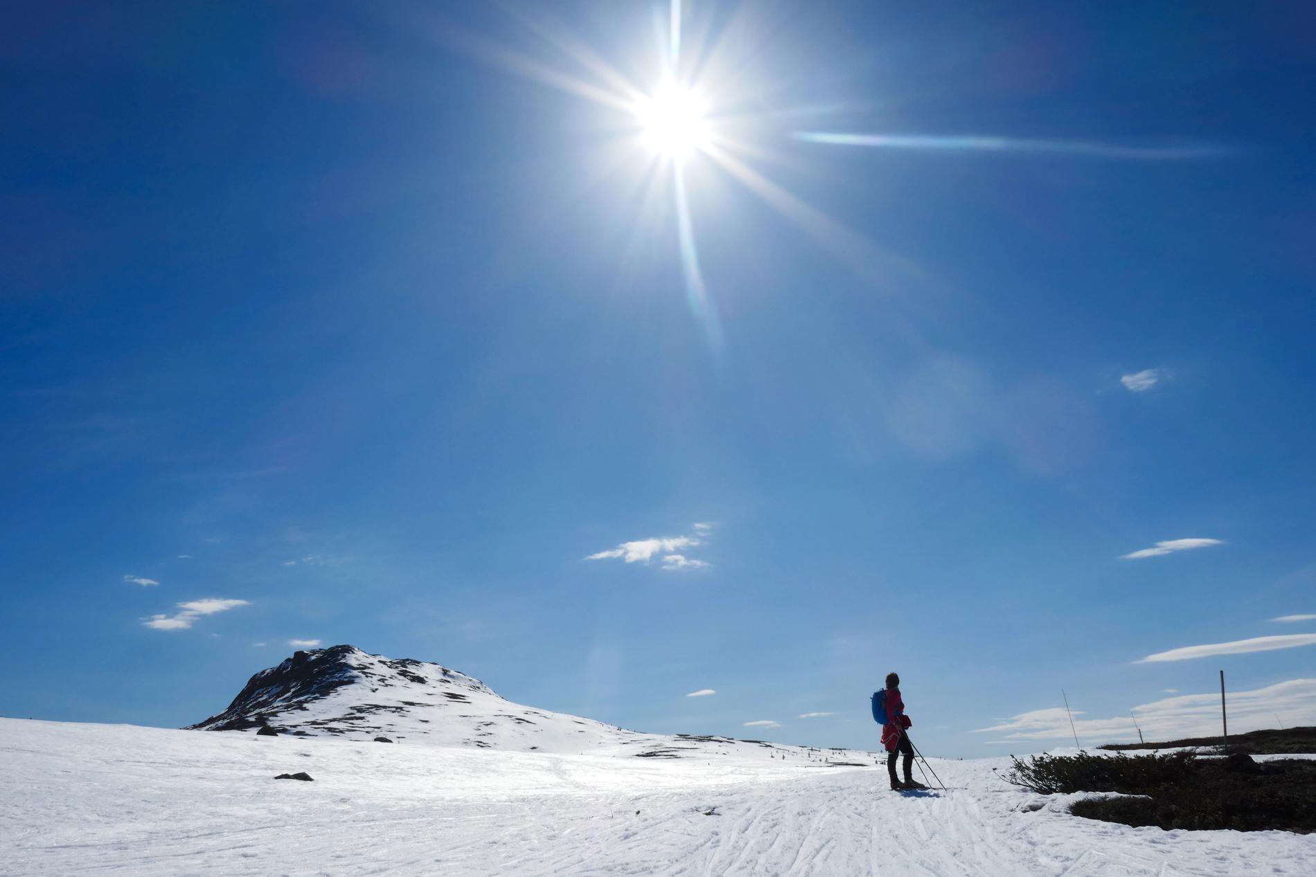 Snödjup på rekordnivå och minusrader gör att man öppnar Funäsdalens skidområde i Härjedalsfjällen för personer som bor i länet. Arkivbild.