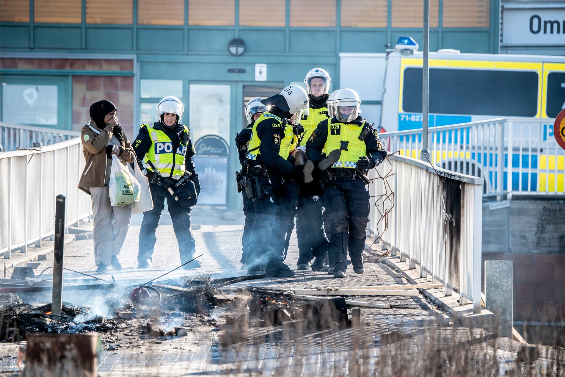 Upploppen bröt ut i bland annat Norrköping. 