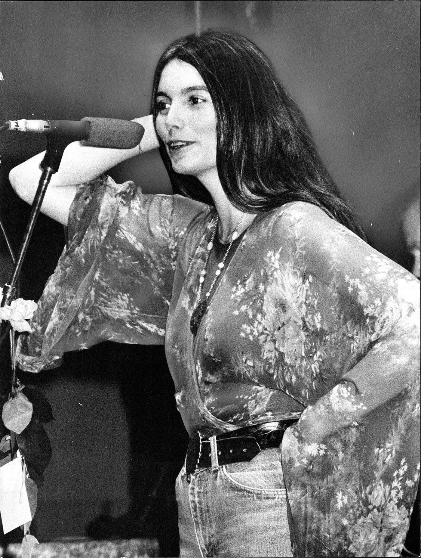 Emmylou Harris i Stockholm 1978.