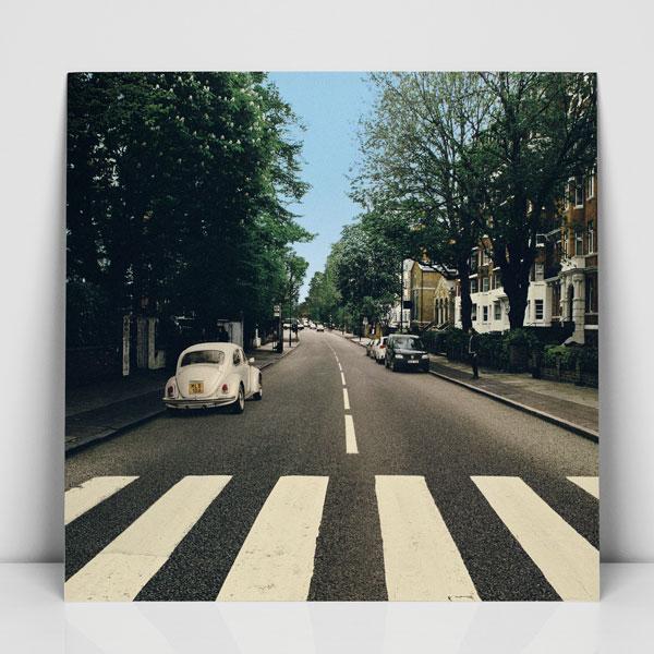 Abbey Road utan felparkerad bubbla 